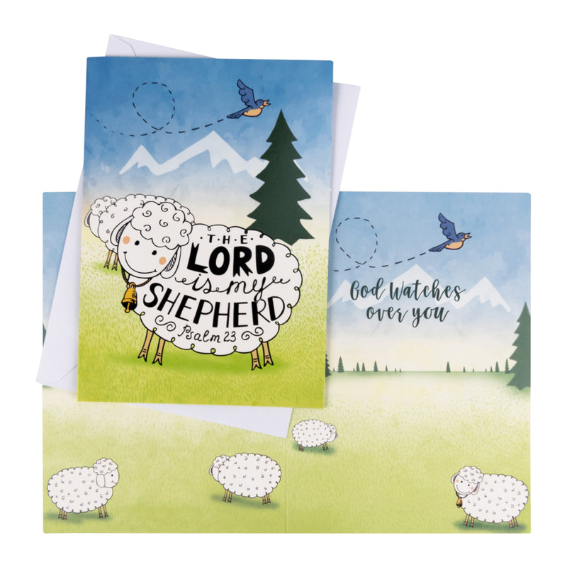 Single Cards: Inspiration, The Lord is my Shepherd (Set of 6)