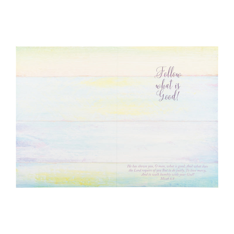Boxed Cards: Encouragement Multicolored Wood Planks