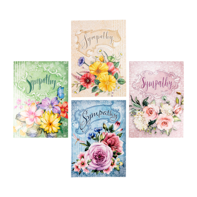 Boxed Cards: Sympathy Floral Assortment