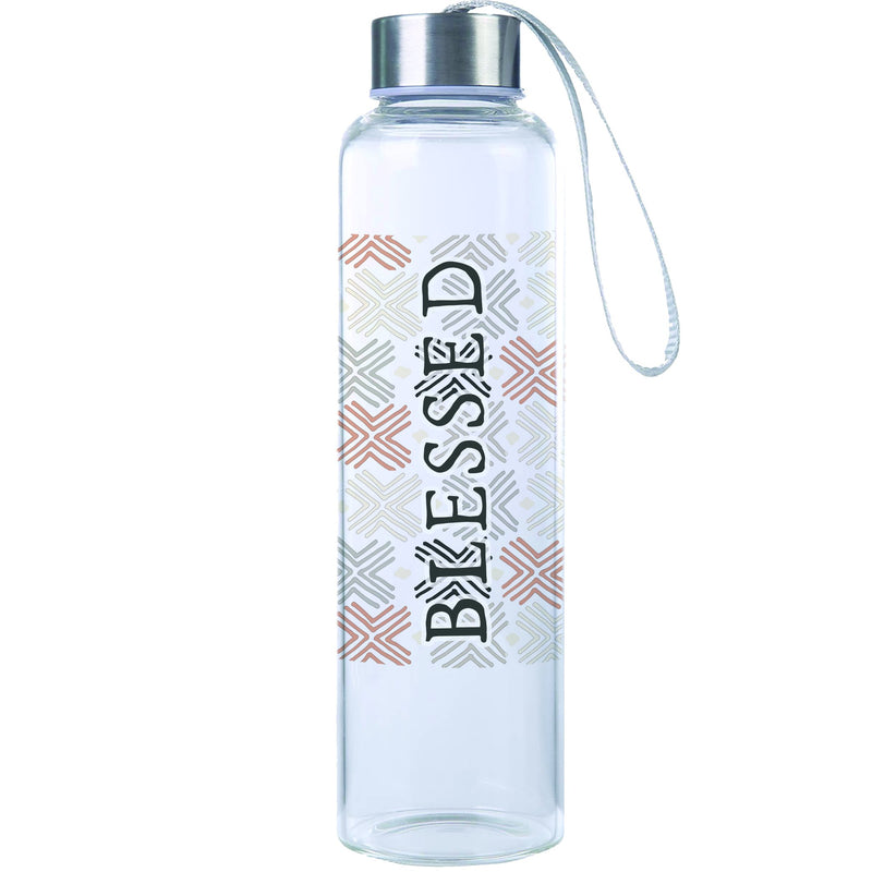 Divinity Boutique Blessed Glass Water Bottle