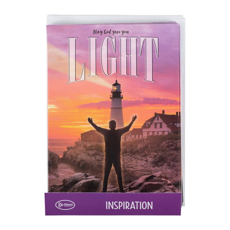Single Cards: Inspiration, May God Light Your Way (Set of 6)