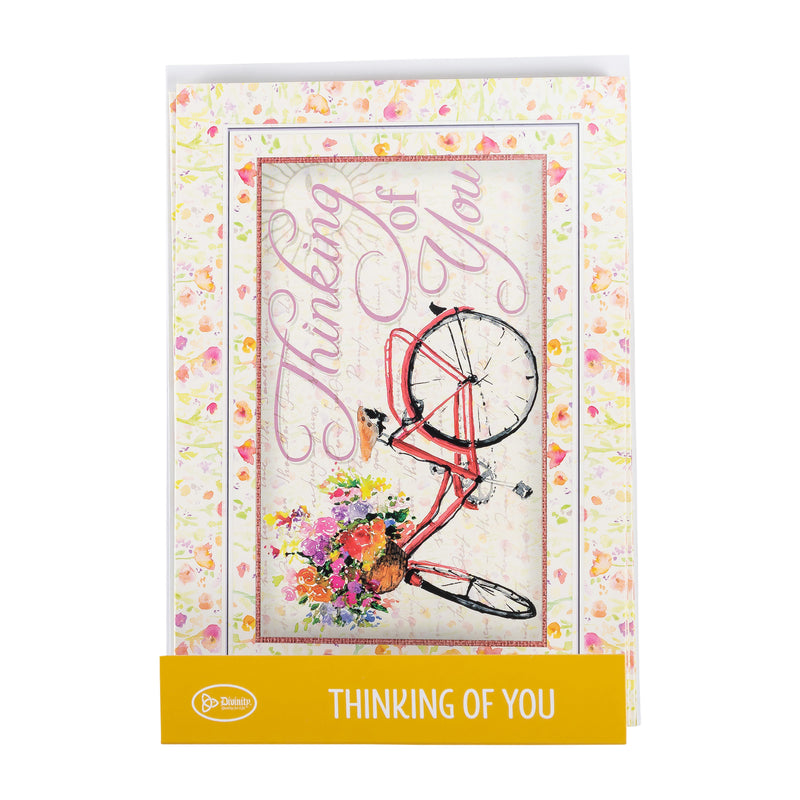 Single Cards: Thinking of You, Bicycle Colossians 1:3 (Set of 6)