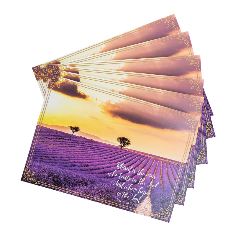 Single Cards: Birthday, Fields, Gods Blessings on Your Birthday (Set of 6)