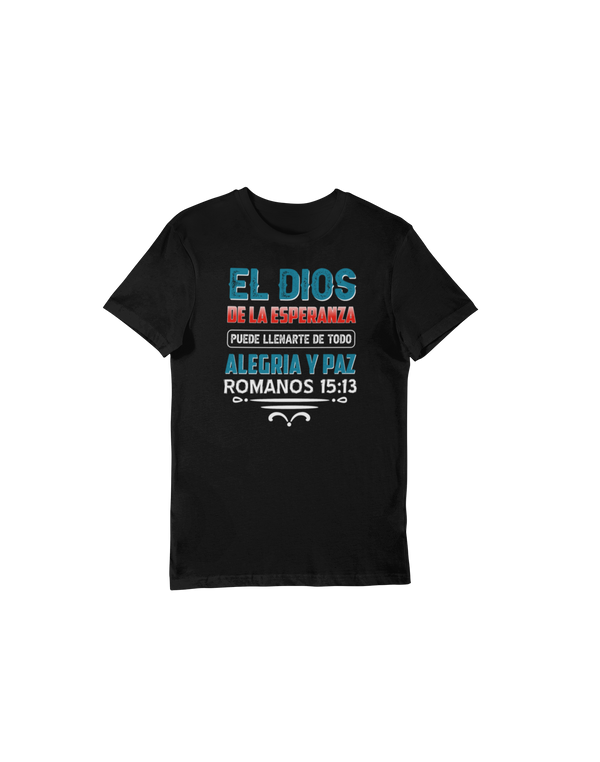 Romanos 15:13 - Spanish Christian Graphic T-Shirt by Divinity Boutique