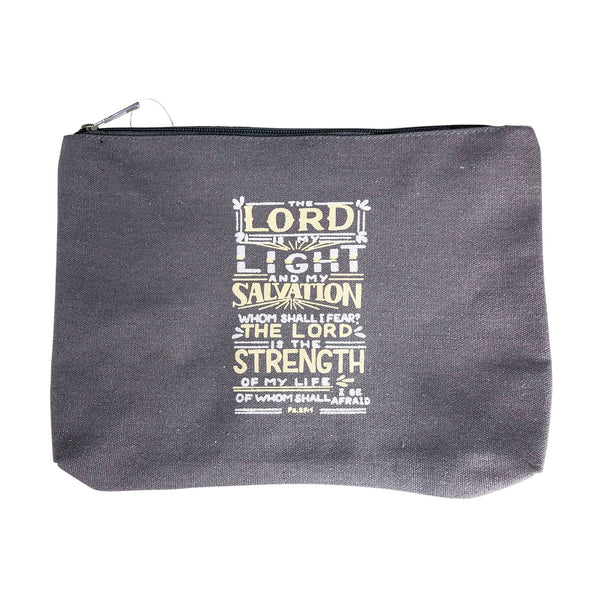 The Lord is my Light Canvas Bag (grey)