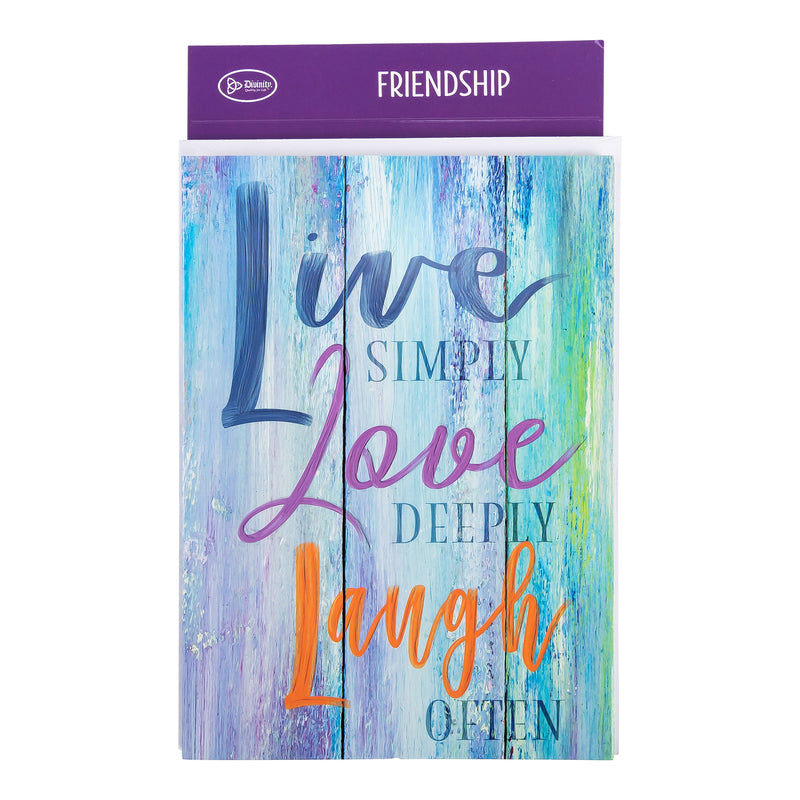 Single Cards - Friendship - Live - James 1:17 (6 pk)