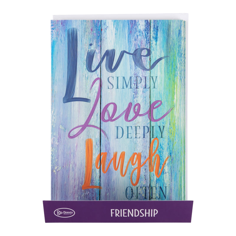 Single Cards - Friendship - Live - James 1:17 (6 pk)