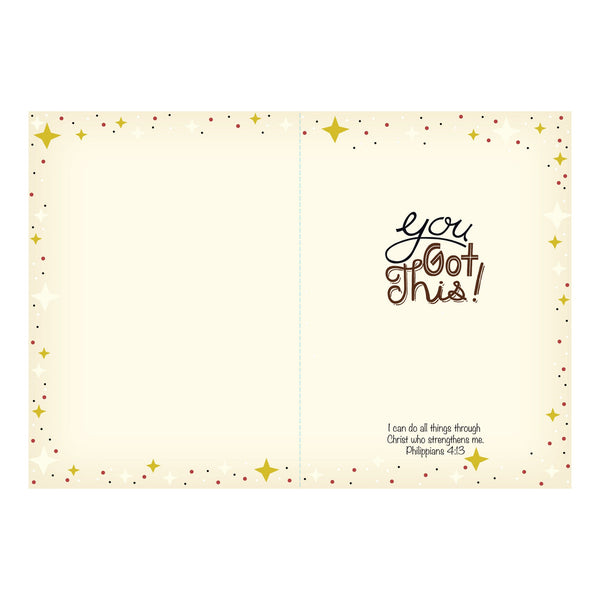 Single Cards - Encouragement - With God Philippians 4:13 (6 pk)