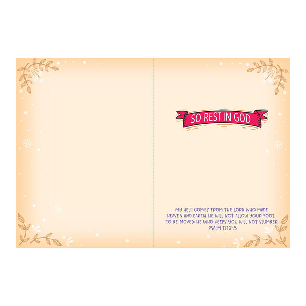 Single Cards - Encouragement - Hope Psalm 121: 2-3 (6 pk)