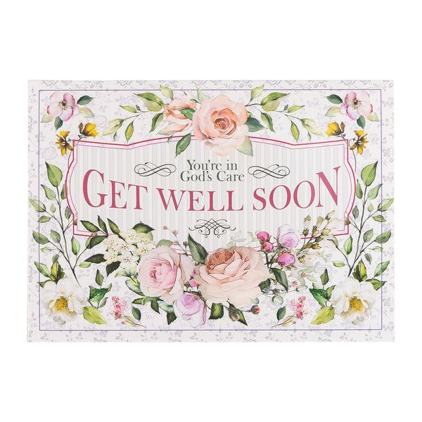 Single Cards - Get Well - God's Care John 14:27 (6 pk)