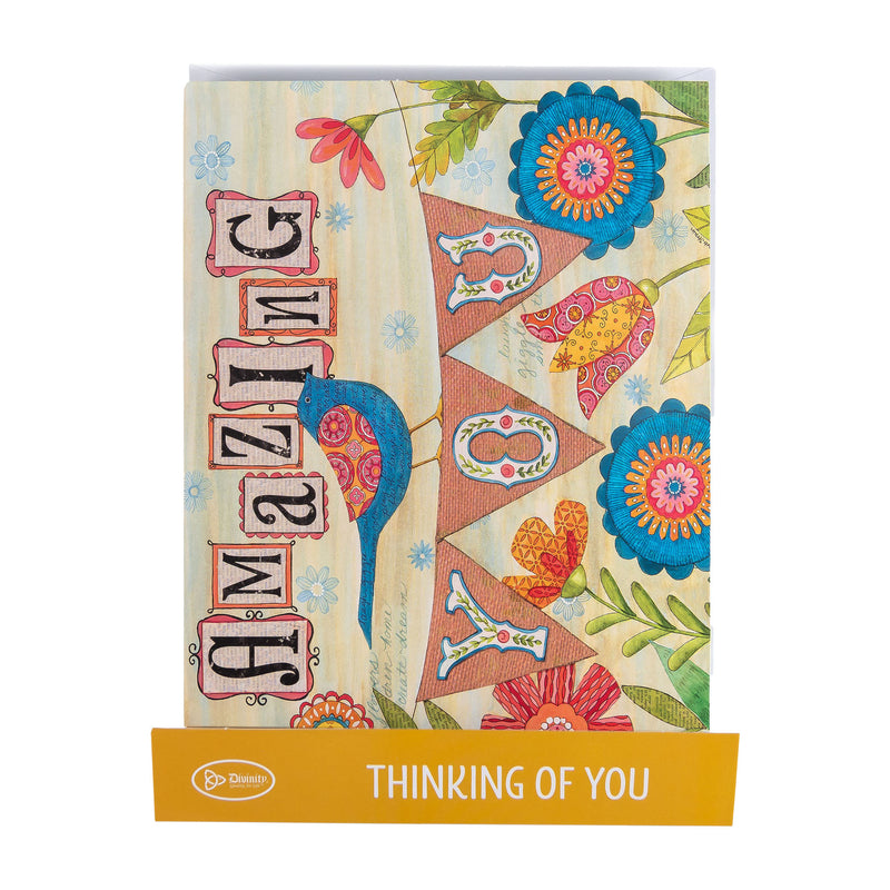 Single Cards - Thinking of You - Amazing You Ephesians 1:16 (6 pk)