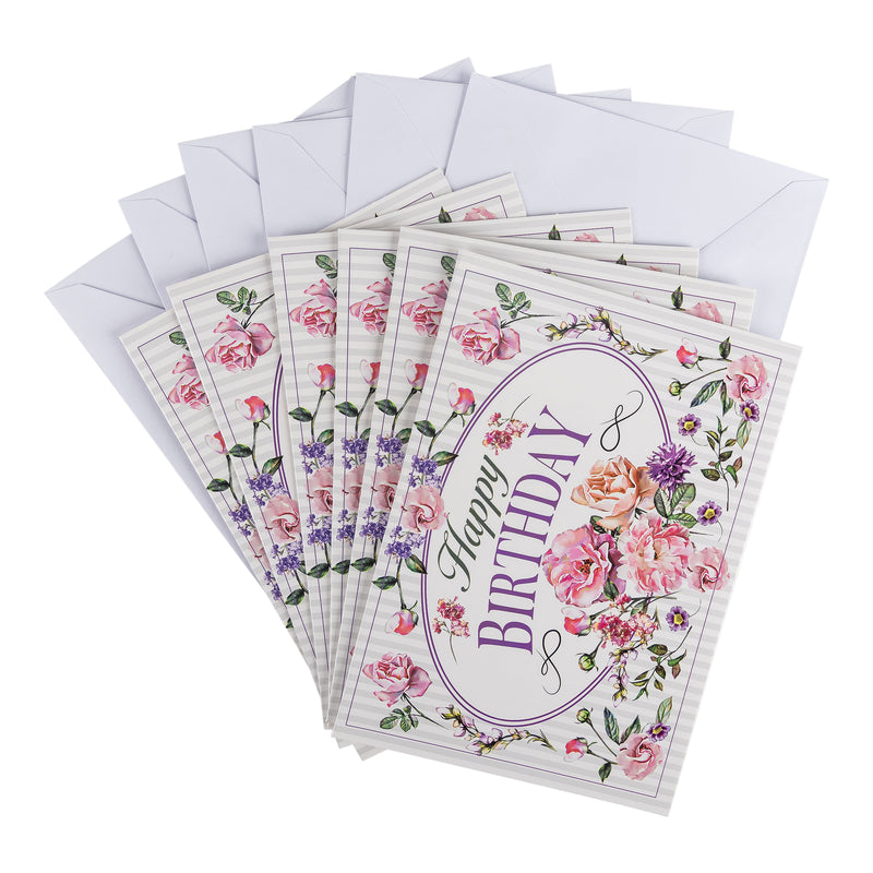 Single Cards - Birthday - Joy & Love Psalm 20:4 (6 pk)