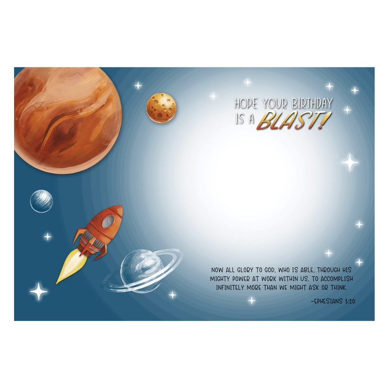 Boxed Cards: Birthday for Kids, Outer Space