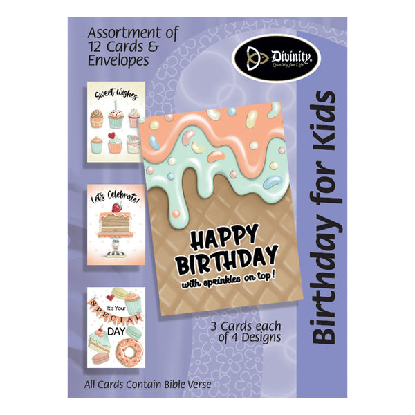 Boxed Cards: Birthday for Kids, Sweet Treats