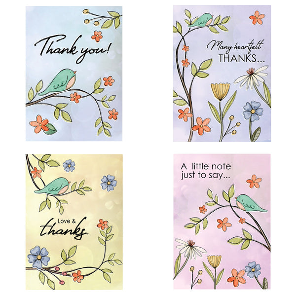 Boxed Greeting Cards: 12CT Thank you