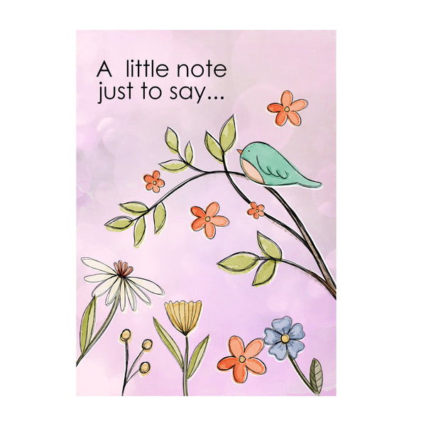 Single Card: A Little Note